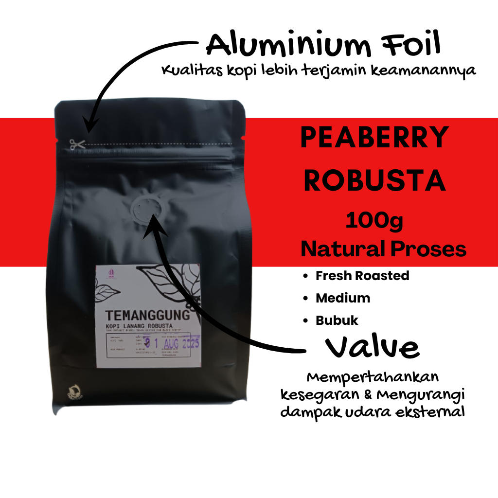 

Kopi Lanang Bubuk Robusta Temanggung Super Premium Original 100 gram