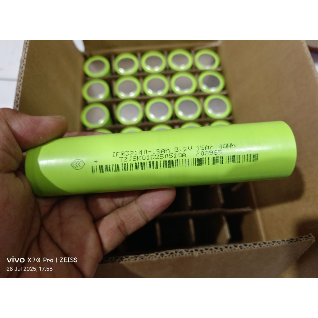 Baterai lifepo4 15 Ah 32140