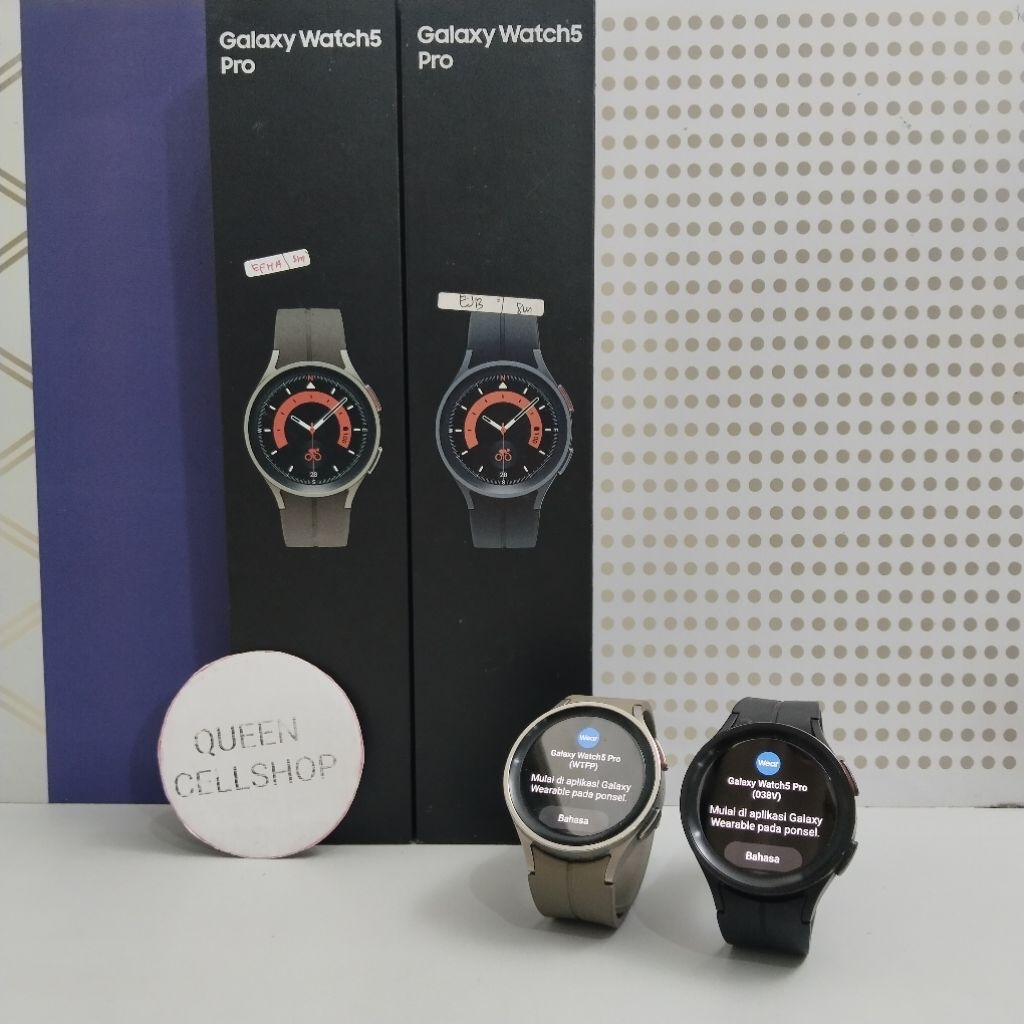 SAMSUNG GALAXY WATCH 5 PRO 45MM SECOND FULLSET