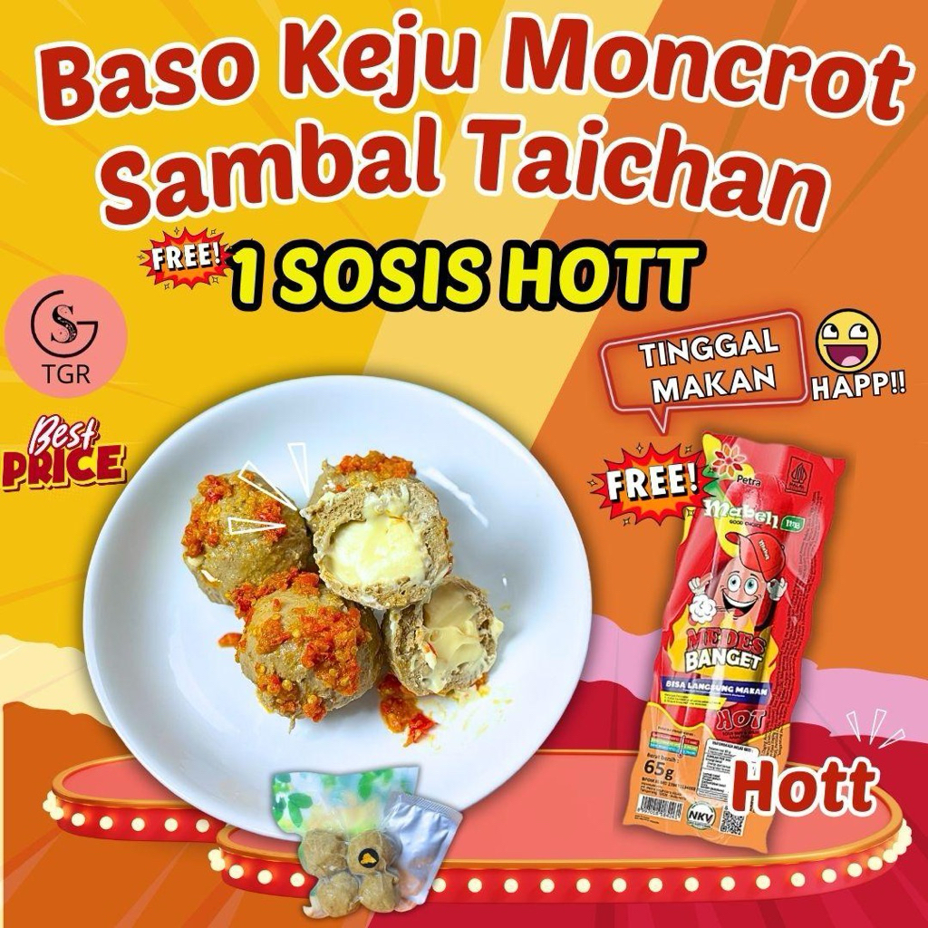 

1 BASO KEJU MONCROT TAICHAN FREE 1 SOSIS MABEL HOTT