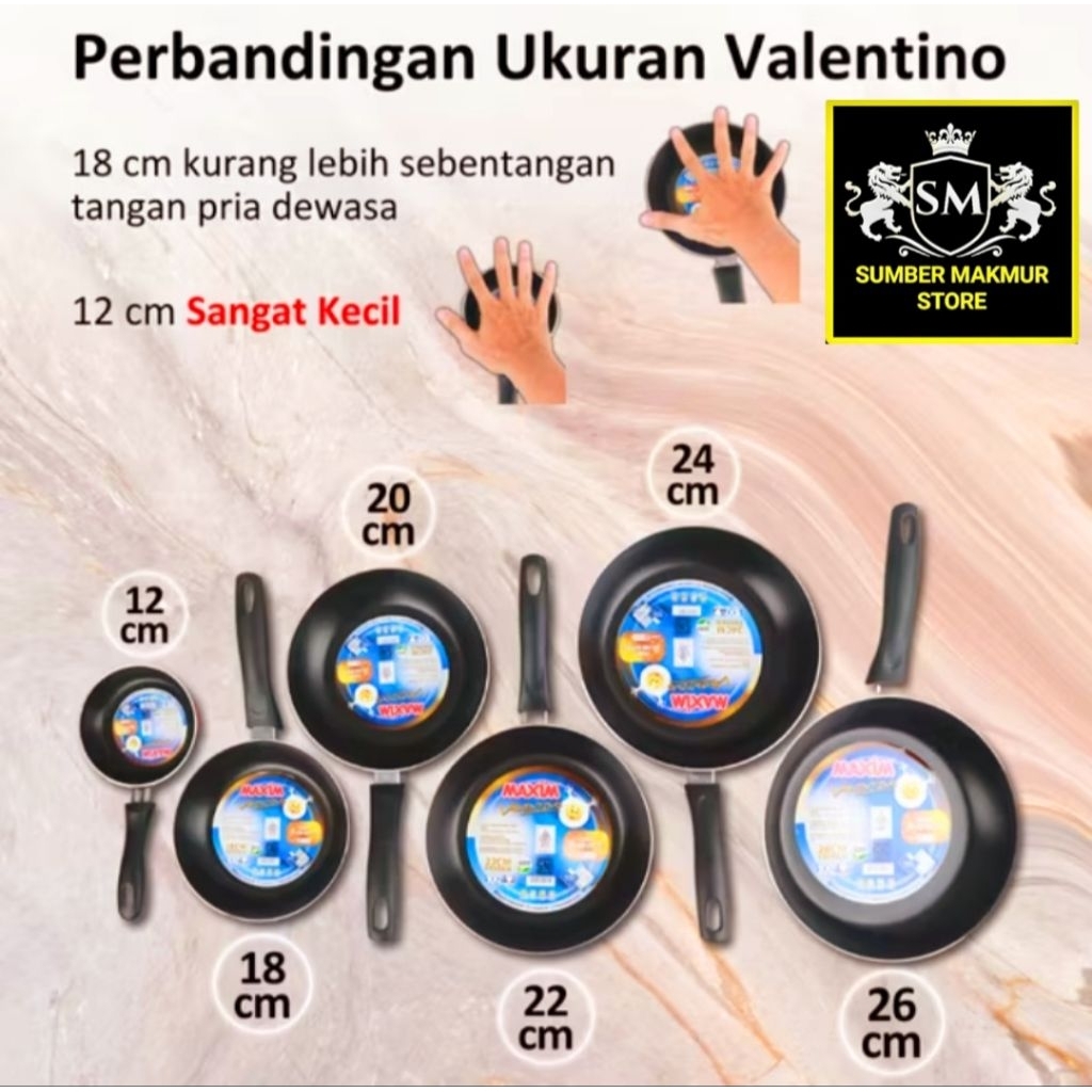 FRYPAN MAXIM ANTI LENGKET/TEPLON MAXIM MASPION ORIGINAL