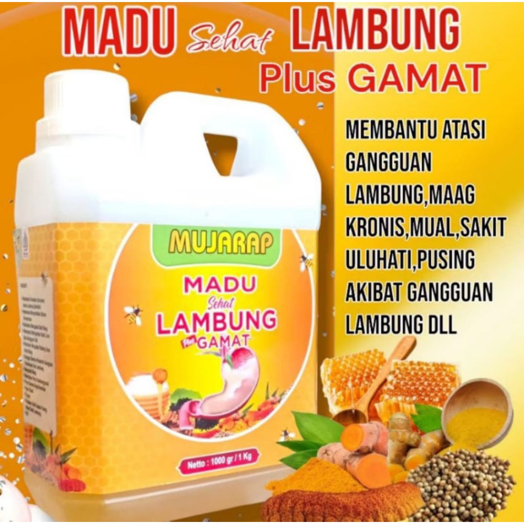 

Madu Sehat Lambung Plus Gamat Emas 1kg