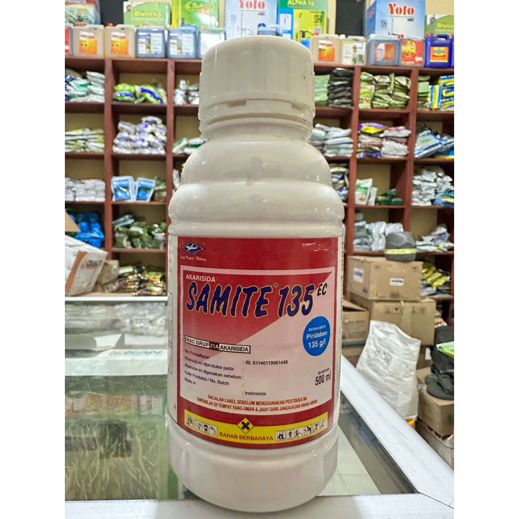 AKARISIDA SAMITE 135EC kemasan 500ml - PENANGGULANGAN TUNGAU / Insektisida samite