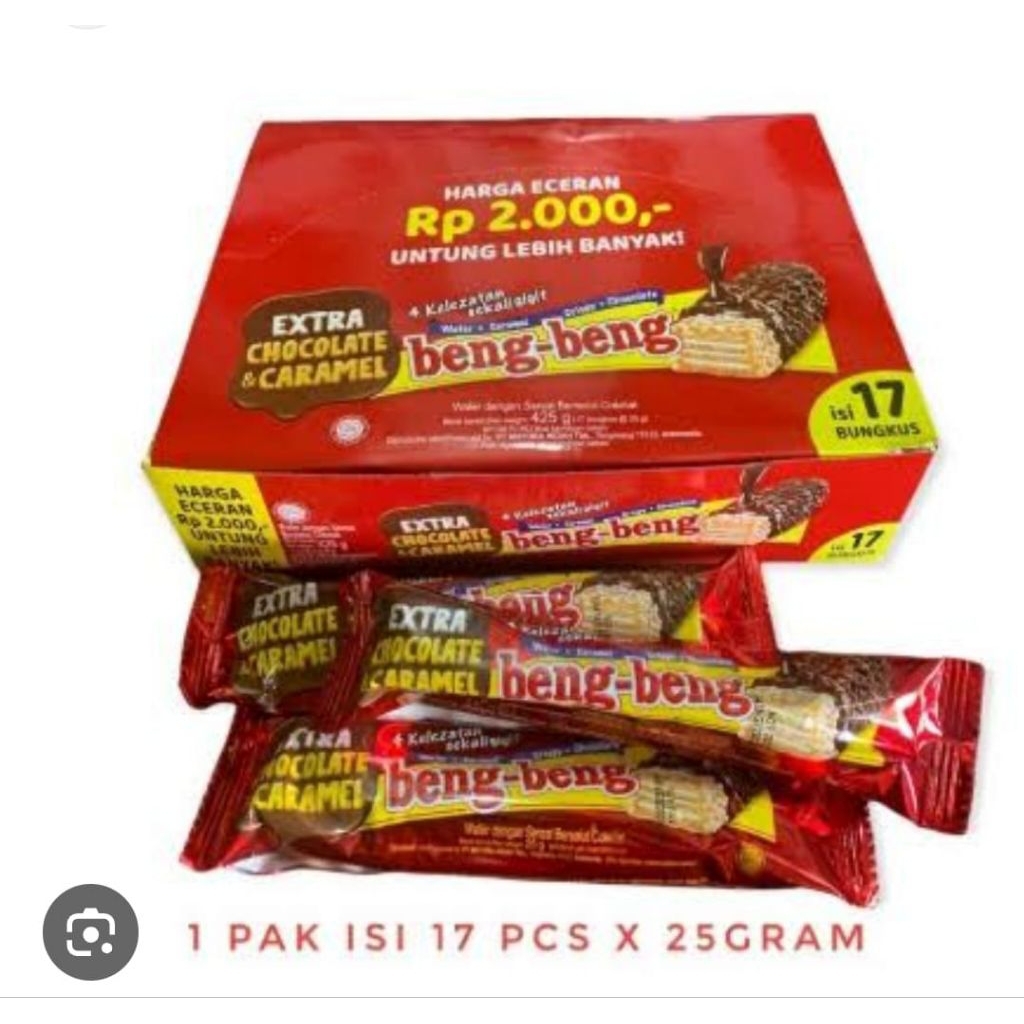 

beng-beng wafer caramel crispy coklet