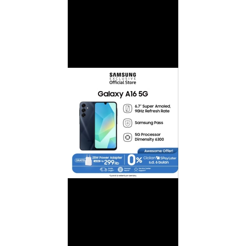 Hp Samsung Galaxy A16 5G 8/265 GB