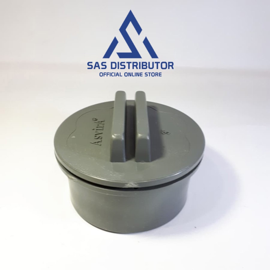 Clean Out 3" inch PVC Asvira / CO 3 in / Tutup Septic Tank 3"/ Dop Septitank 3" / C O 3" inch