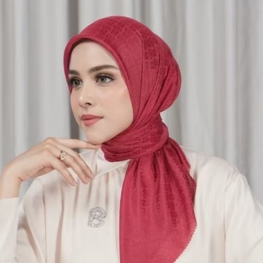 Tapis Embossed Biking Red Buttonscarves