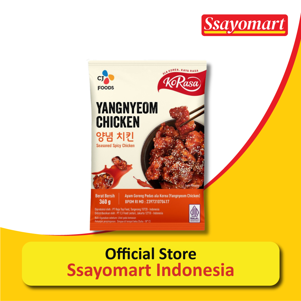 

CJ KORASA YANGNYEOM CHICKEN 360g AYAM GORENG