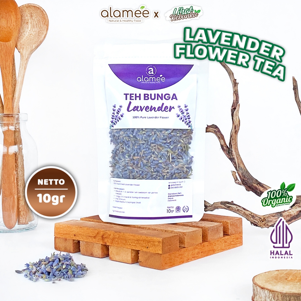 

Teh Bunga Lavender Insomnia Tea Organik Kering Dried Flower Herbal Alami Organic 10gr LIHAT KEBUNKU