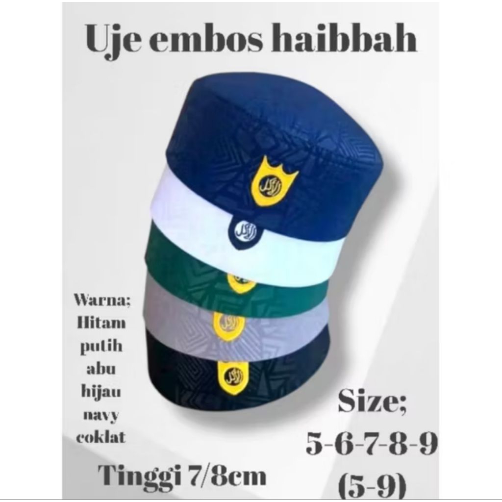 (20 PCS) GROSIR PECI MALAYSIA EMBOS PECI SULTAN KOPIAH UJE EMBOS