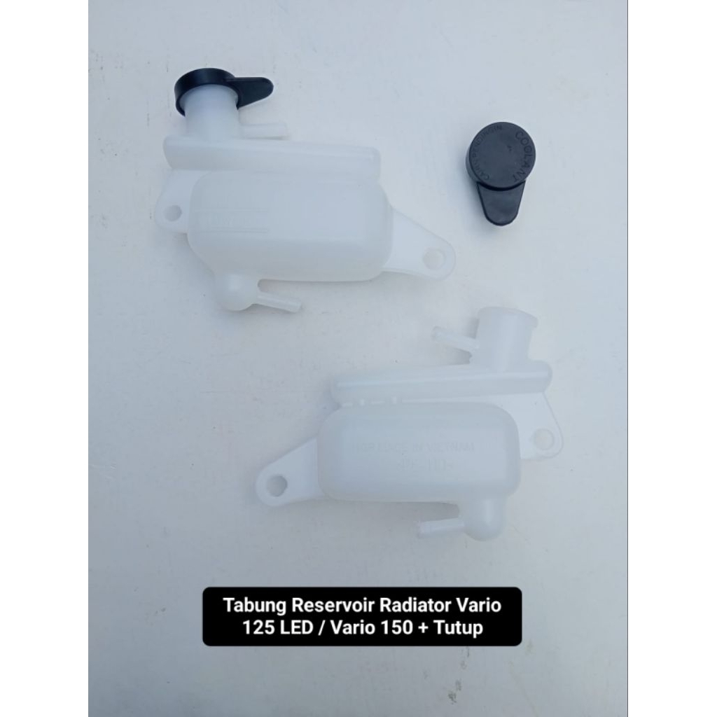 Tabung Reservoir Radiator Vario 125 LED / Vario 150 + Tutup Coolant / Tabung minyak rem + Tutup