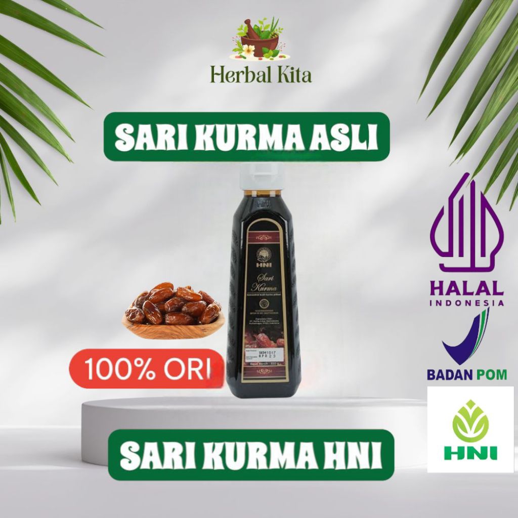 

SARI KURMA ASLI (HNI) 100% KANDUNGAN KURMA MURNI