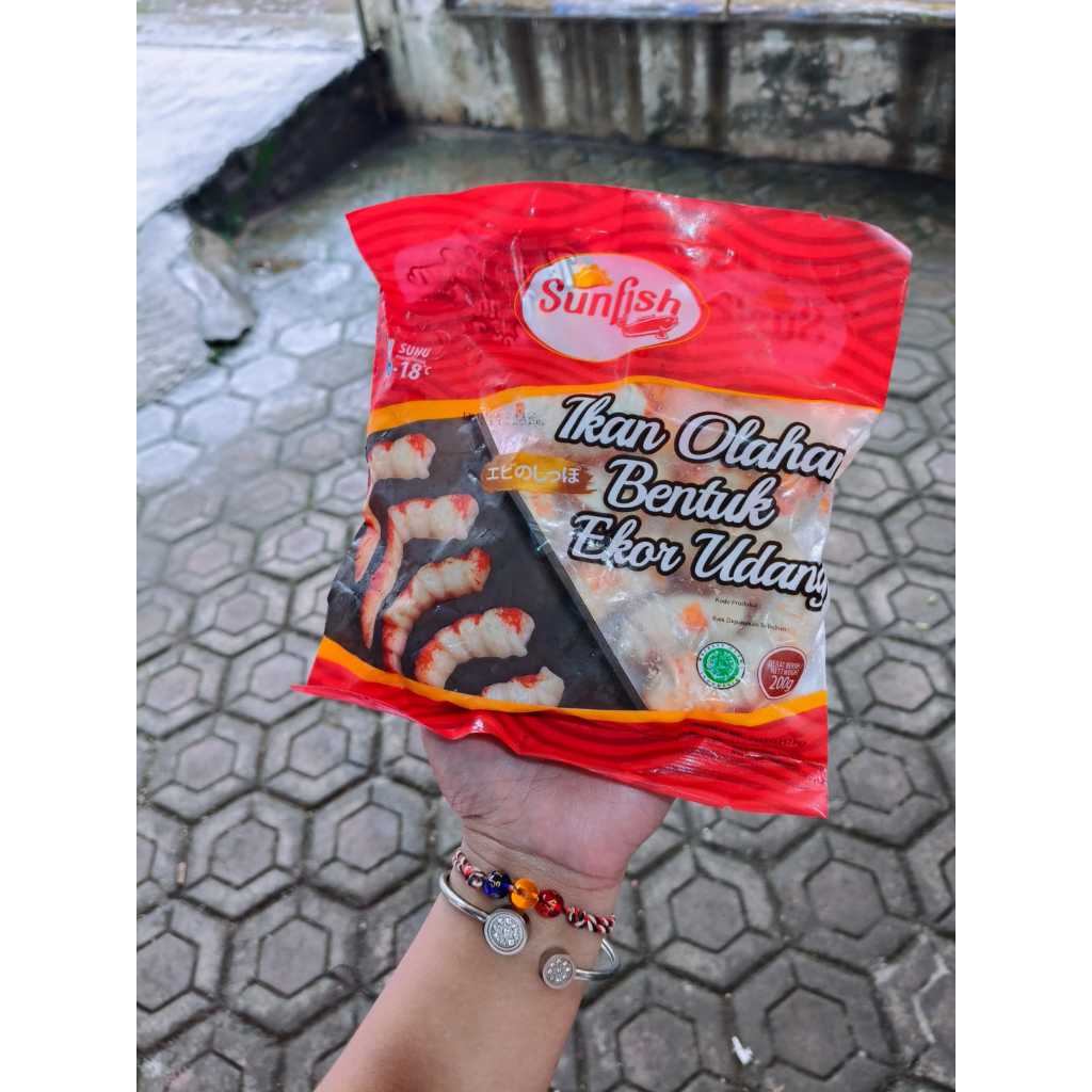 

Sunfish Ikan Olahan Bentuk Ekor Udang - Frozen Food Kemasan 450 gr / gram - Olahan Ikan Halal