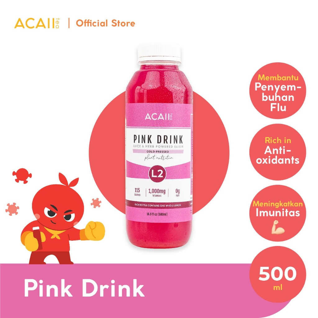 

Acaii Tea Pink Drink 500ml