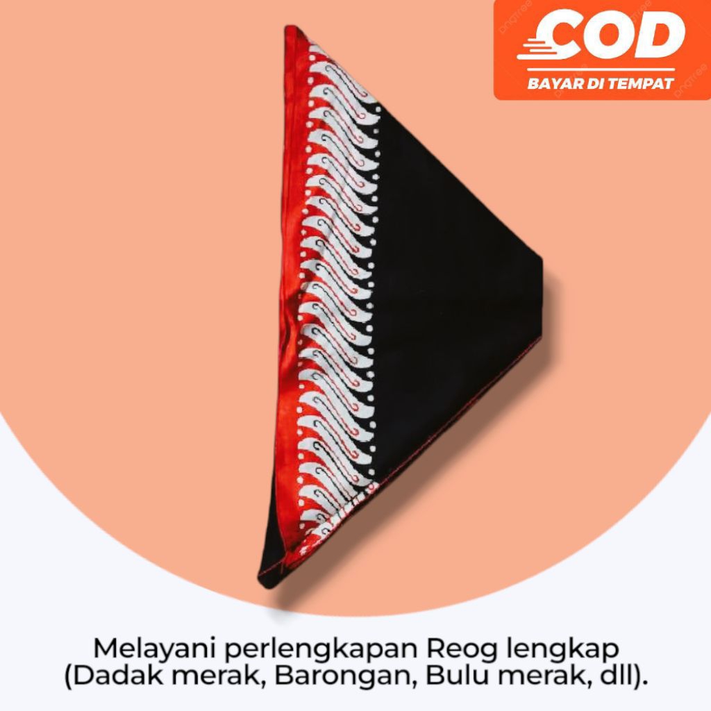 UDENG PREMIUM TRADISIONAL NUSANTARA Udeng jaranan/udeng reog/udeng banyuwangi /udeng batik segitiga 