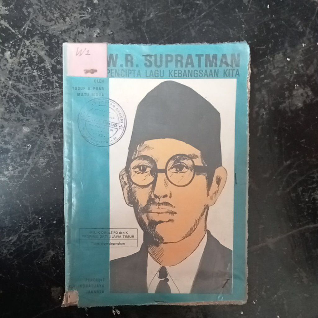buku wr supratman pencipta lagu kebangsaan - buku bekas