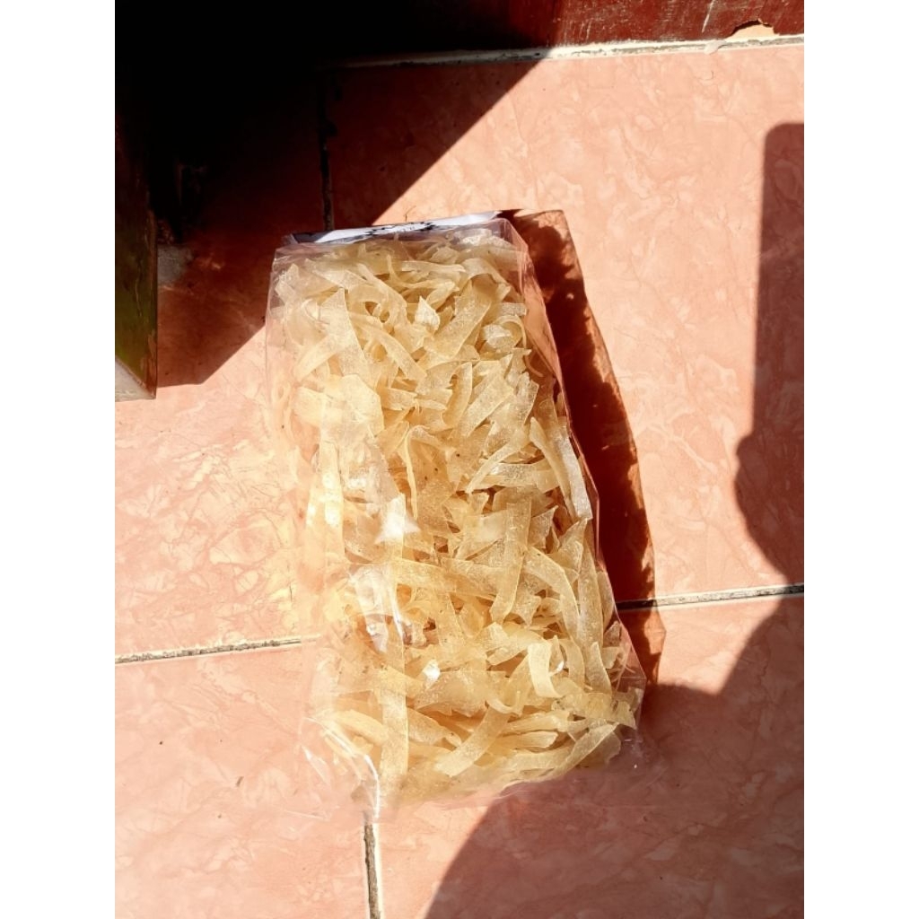 

kecimpring/kicimpring singkong mentah, opak singkong mentah