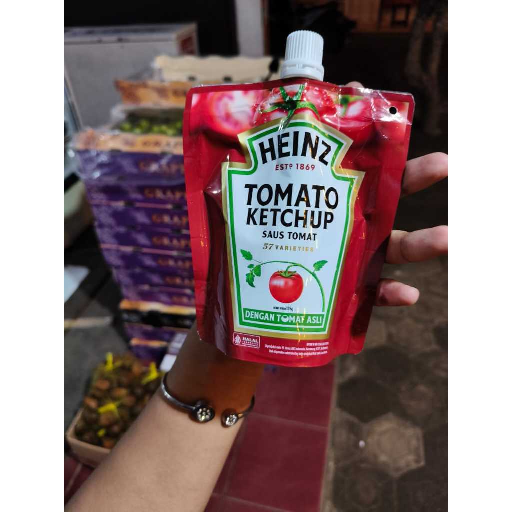 

Sambal HEINZ Tomato Ketchup - Saos Tomat Asli - Kemasan 125 gr / gram