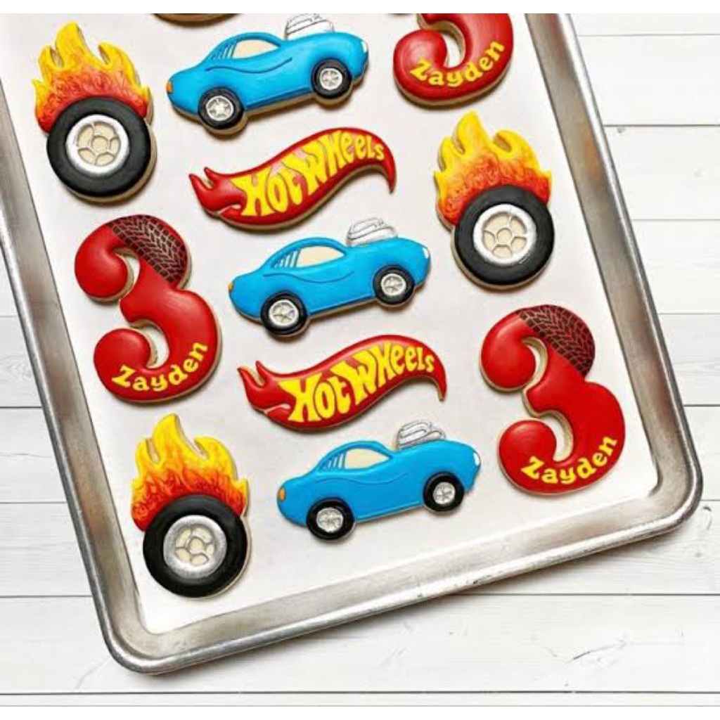

Catanova Butter Cookies Kukis Hias Karakter Hot Wheels