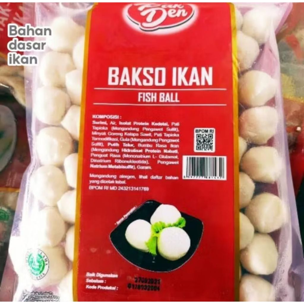 

PAK DEN FISH BALL 500 Gram/ BAKSO IKAN