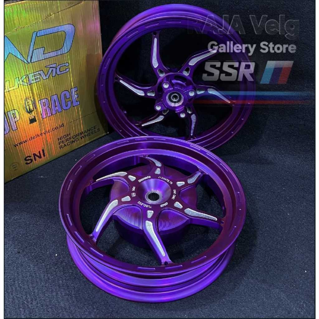 VELG Delkevic NOZ Scoopy Ring 12 Ukuran 215/275-12 Vario 110 Beat, Scoopy, Genio bisa pasng beat Ori