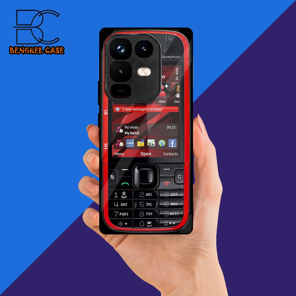 |BS40| CASE INFINIX NOTE 50 50 PRO KILAU EFEK KACA KUALITAS HD MOTIF NOKIA JADUL