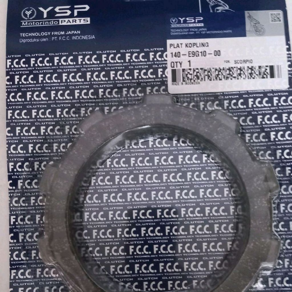 Plat Kopling SCORPIO / 5BP  ORIGINAL YSP FCC