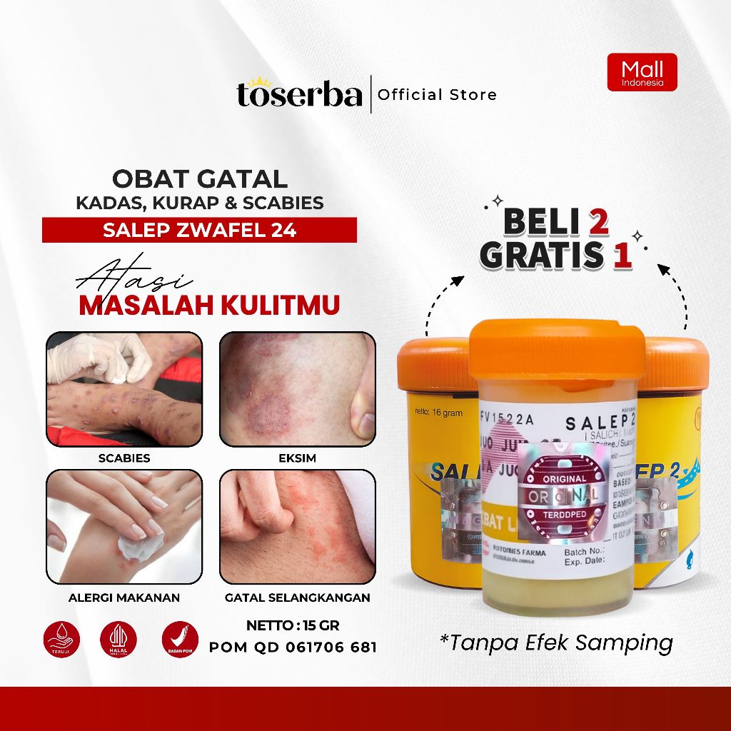 Salep Sulfur Belerang 24 / SALEP ZWAFEL 24 ORIGINAL BERHOLOGRAM