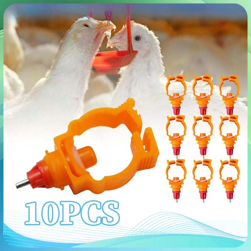 Nipel Minum Ayam Petelur Nepel Air Minum Ayam 10pcs Nipple Minum Otomatis Ayam