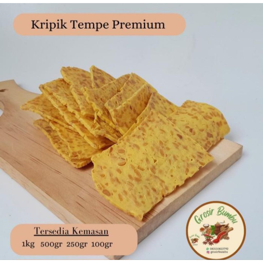 

kerupuk tempe 500gr/kerupuk tempe premium✅️