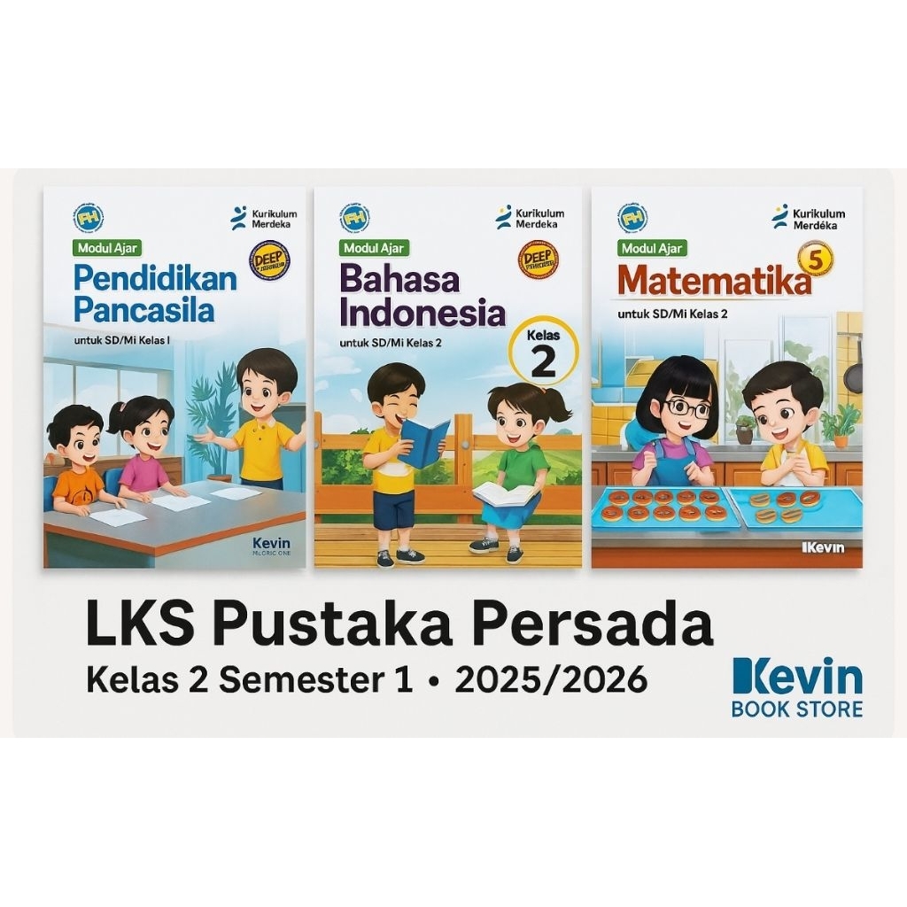 LKS PUSTAKA PERSADA KELAS 2 SD KURIKULUM MERDEKA SEMESTER 1 2025/2026
