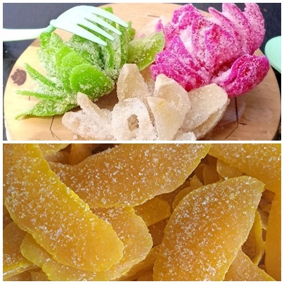 

Paket Bundling manisan pala kering dan manisan mangga 250 gram