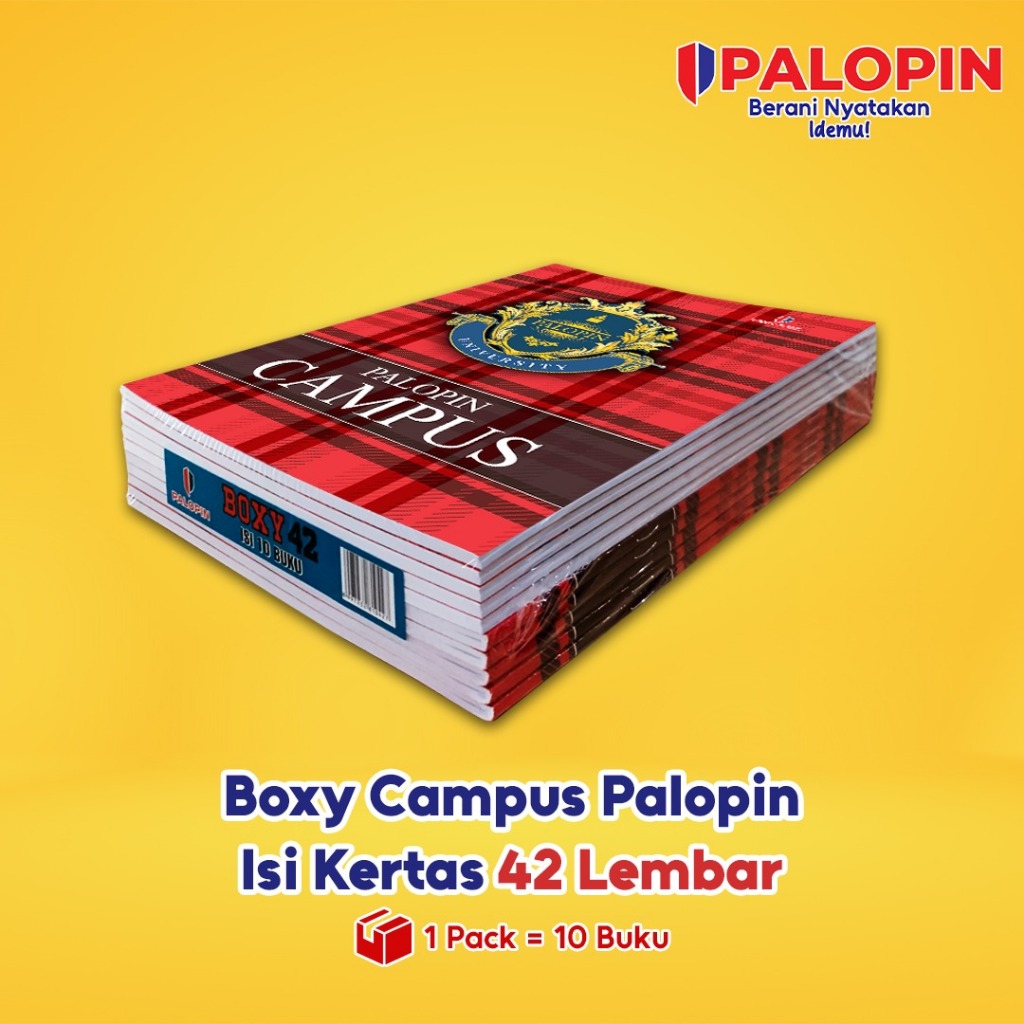 

Buku Palopin boxy Campus 42 lembar ( isi 10 pcs)