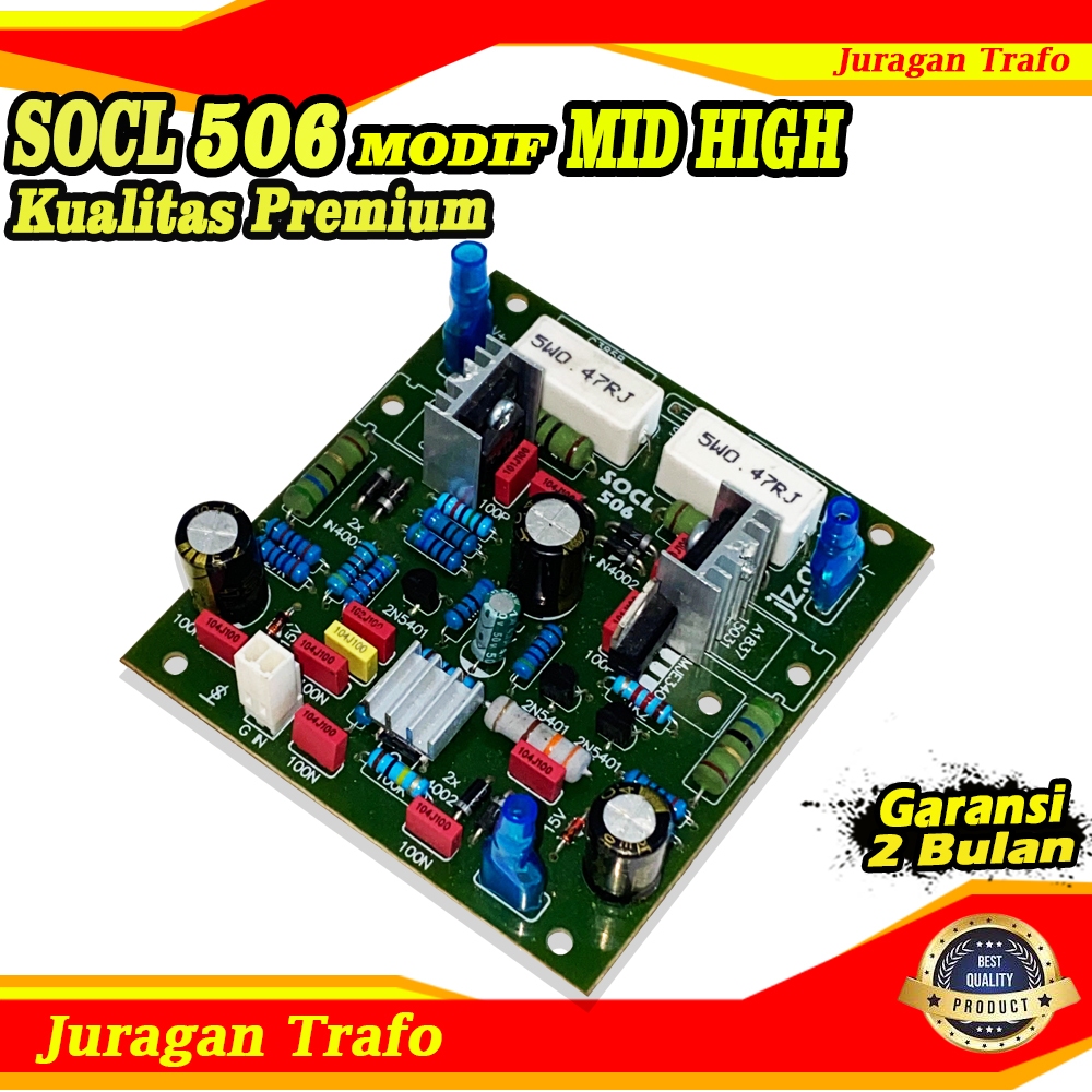 Kit Power Amplifier SOCL 506 Modif MID HIGH Kualitas Super Premium