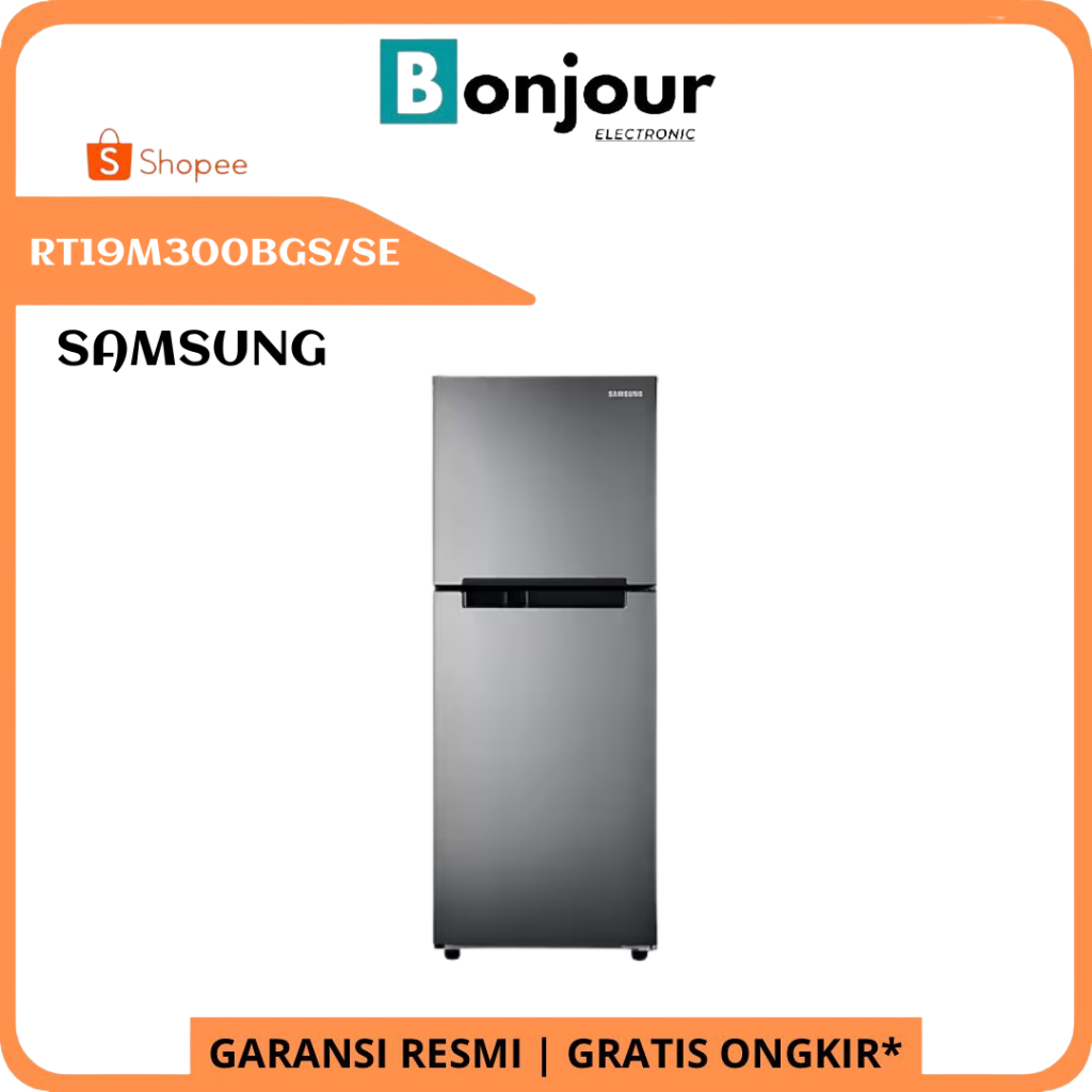 Kulkas Samsung 2 Pintu 230Liter RT19M300BGS Samsung 230 Liter