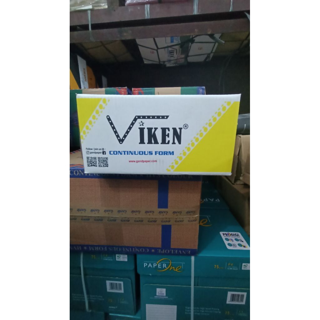 

Kertas Continous Form 3 ply dan 3 ply bagi 2 VIKEN