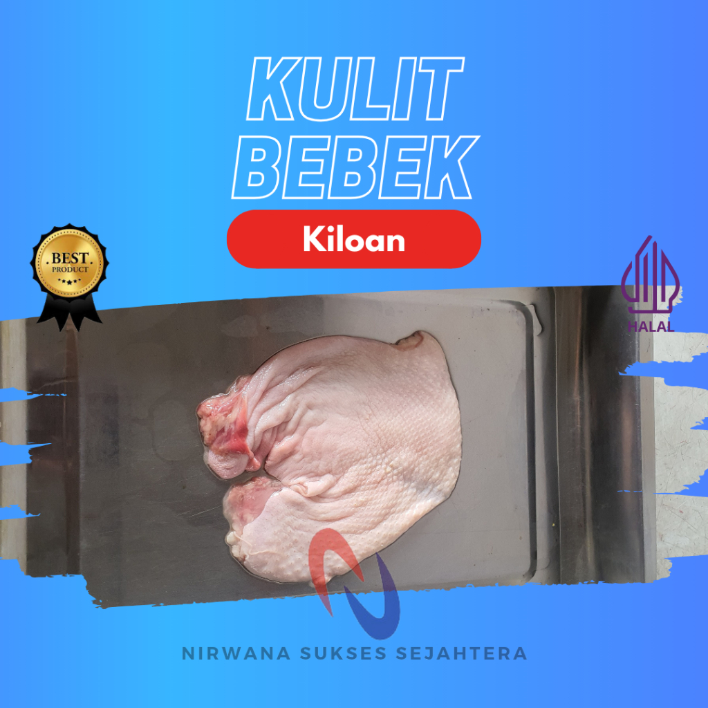 

KULIT BEBEK PEKING / PEKUNG DUCK SKIN (NECK, LEG, BODY)
