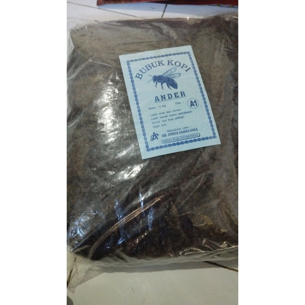 

250 gram Kopi Kasar Aceh Merk Ander tipe A1