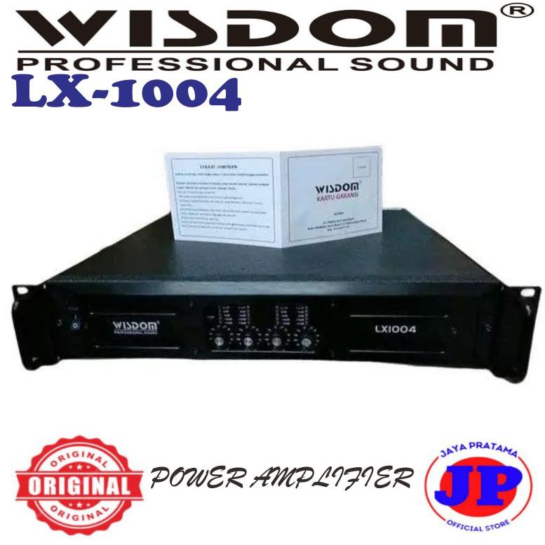 Wisdom LX1004 Power Amplifier Original Garansi Resmi LX-1004