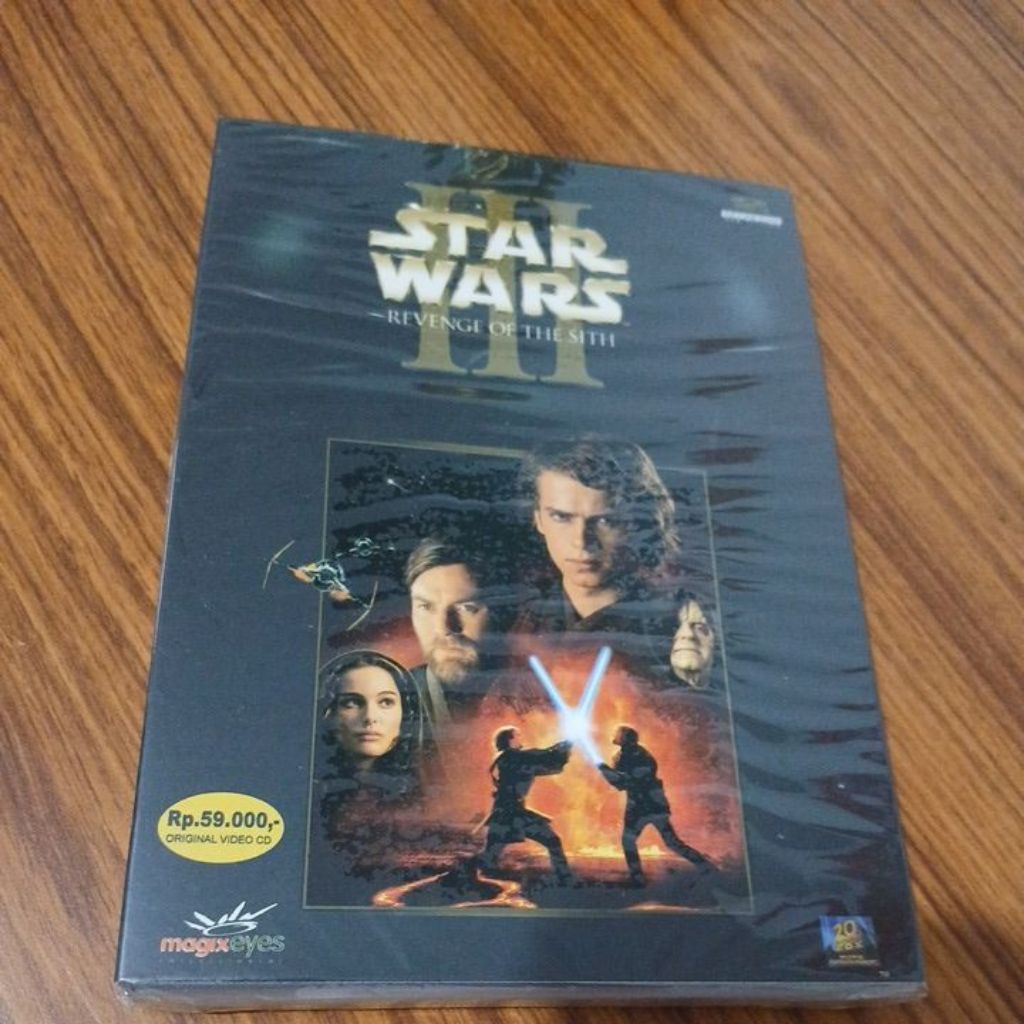 VCD original Sealed Star Wars III - revenge of the sith
