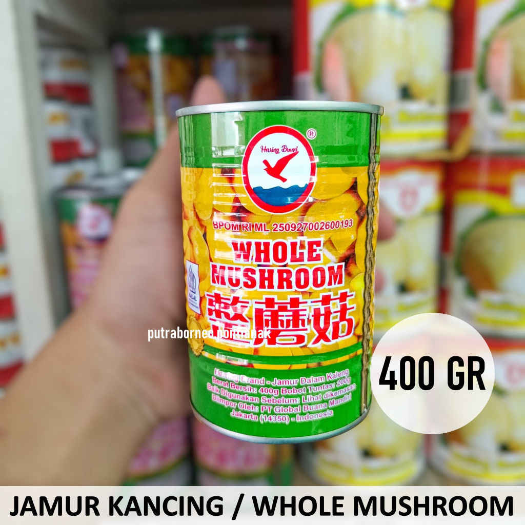 

Jamur Kancing 425 gr / Whole Mushroom / Jamur Kaleng