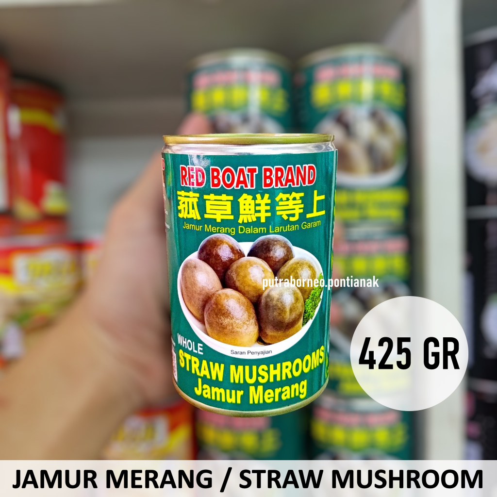 

Jamur Merang 425gr / Straw Mushroom / Jamur Kaleng