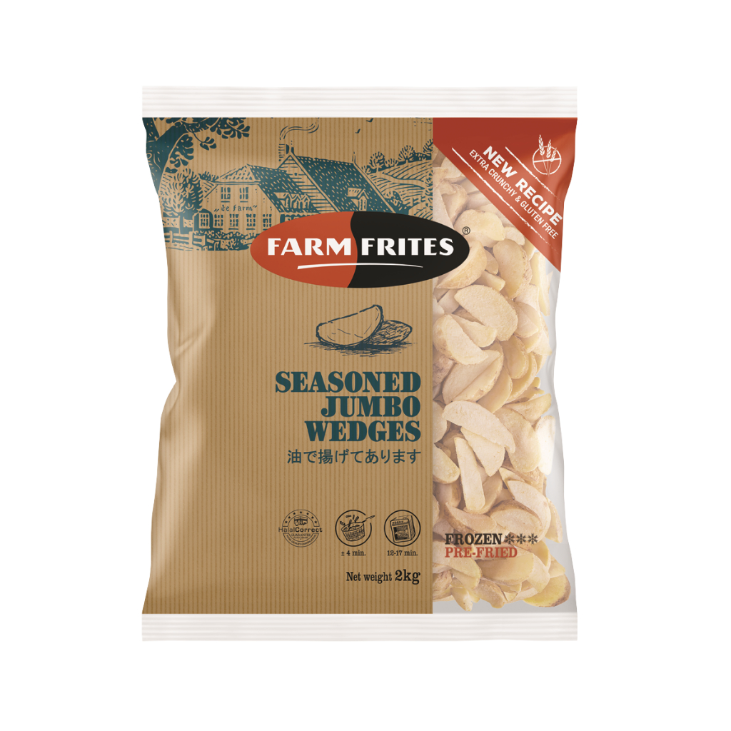 

FF Fries Seasoned Jumbo Wedges 2kg