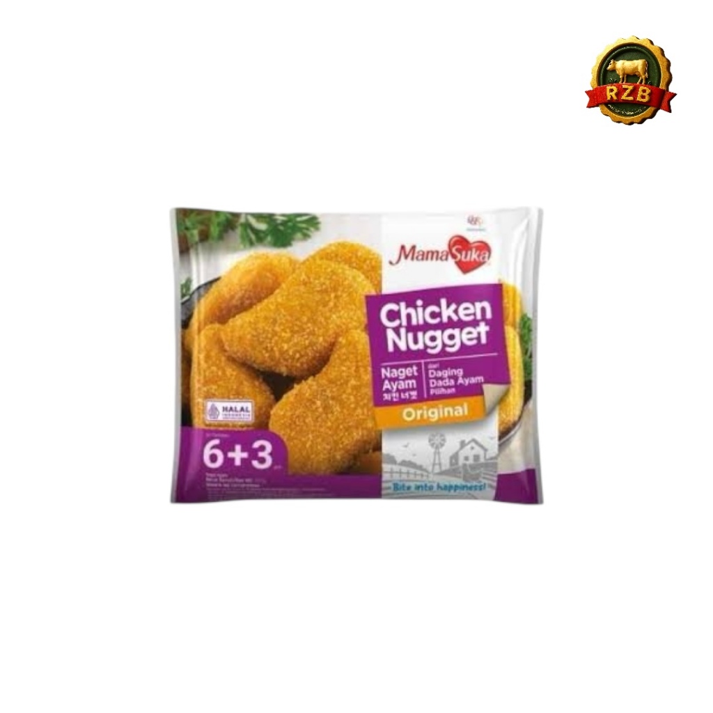 

Mamasuka Original Chicken Nugget 150gr (ISI 6+3 PCS)