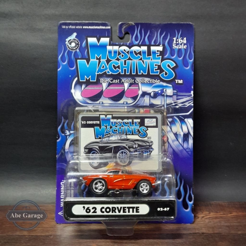 Muscle Machines Nascar 62 Corvette
