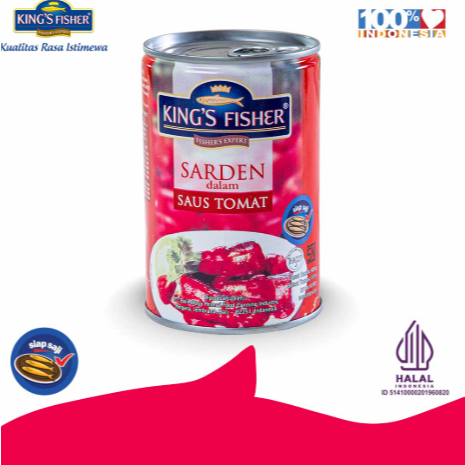 

KING FISHER SARDEN KALENG 155GR
