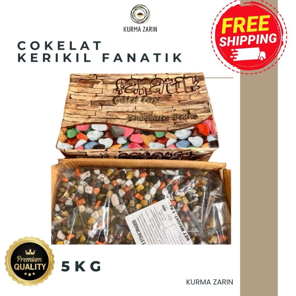 

Cokelat Kerikil Fanatik Original 5kg Grosir Sameday Instan COD