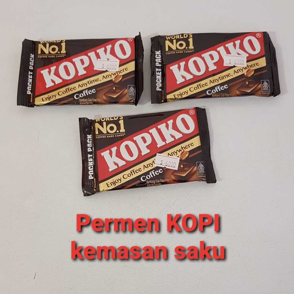 

Permen KOPIKO Blister / Pocket Pack 32 gr / Coffee Candy