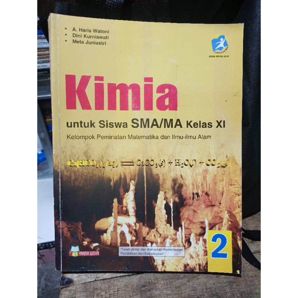 BUKU KIMIA KELAS 2 XI 11 SMA KURIKULUM 2013 REVISI YRAMA WIDYA