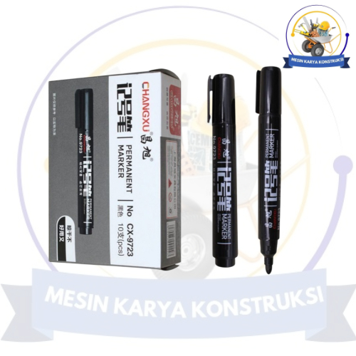 

PERMANENT MARKER/ SPIDOL PERMANEN / SPIDOL WARNA HITAM MURAH